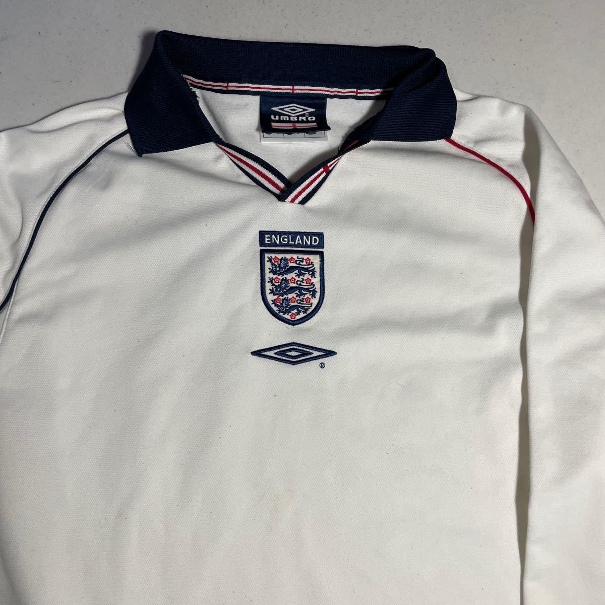 サッカー イングランド代表 アンブロ umbro 白 ホワイト 長袖