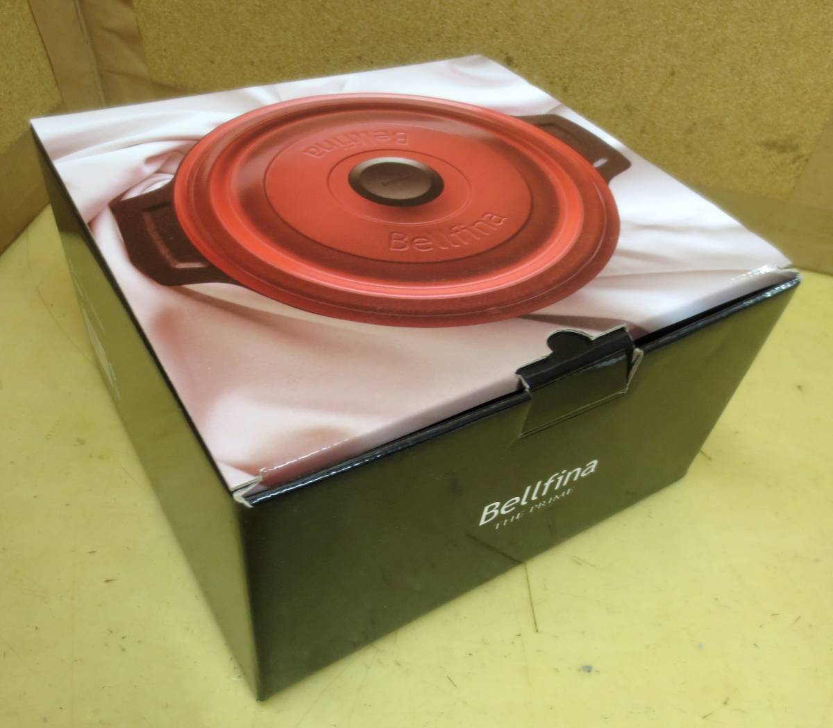 N11★Belfina THE PRIME ベルフィーナ ザ・プライム 無水調理パン 22cm A-77636★未使用
