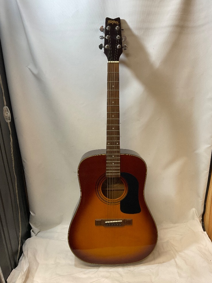 u52127　中古　Washburn　フォークギター　D-10/VS　ペグ欠損 ジャンク