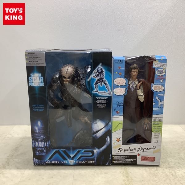 1円〜 未開封含 McFarlane Toys AVP Alien Vs Predator 12 inch Action Figure Scar Predator H1 他