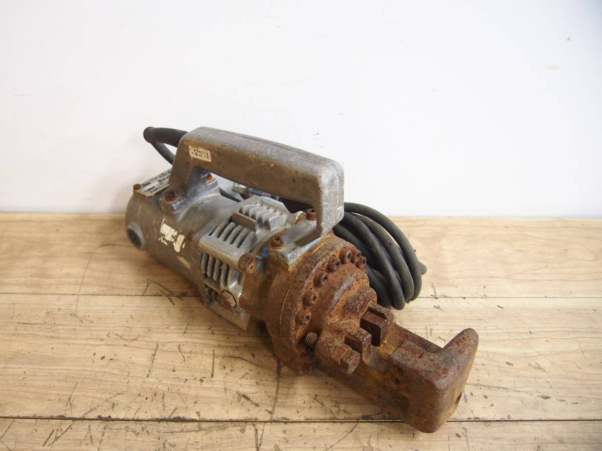 ☆【2T1009-9】 ogura オグラ HBC-19 電動油圧式鉄筋カッター 現状品