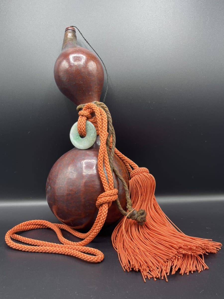 瓢箪 ひょうたん 酒器 飾付 房付 美術品⁄アンティーク （④