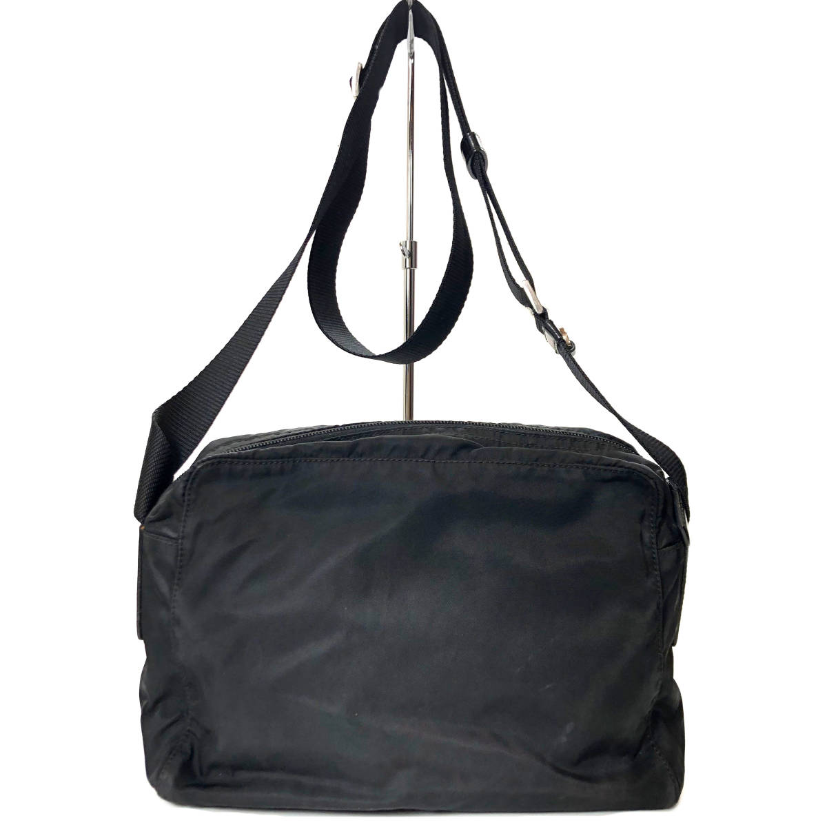 PRADA プラダ ショルダーバッグ ナイロン ブラック プラダ PRADA 