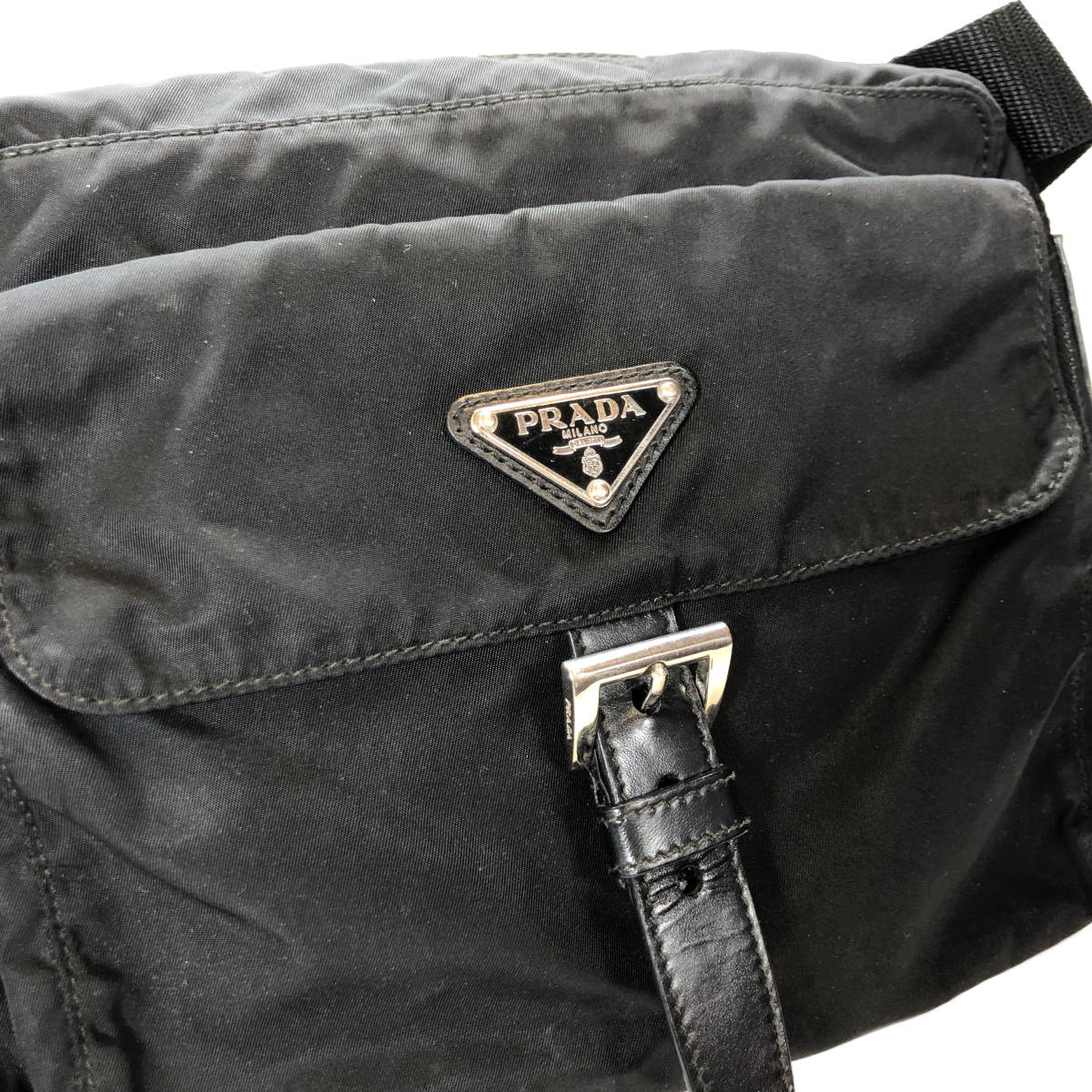 PRADA プラダ ショルダーバッグ ナイロン ブラック プラダ PRADA 