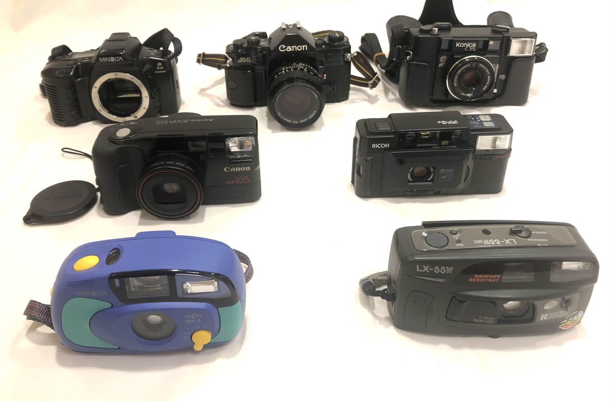 M2280他)1円スタート！ CANON・MINOLTA 他 /フィルムカメラ・レンズ
