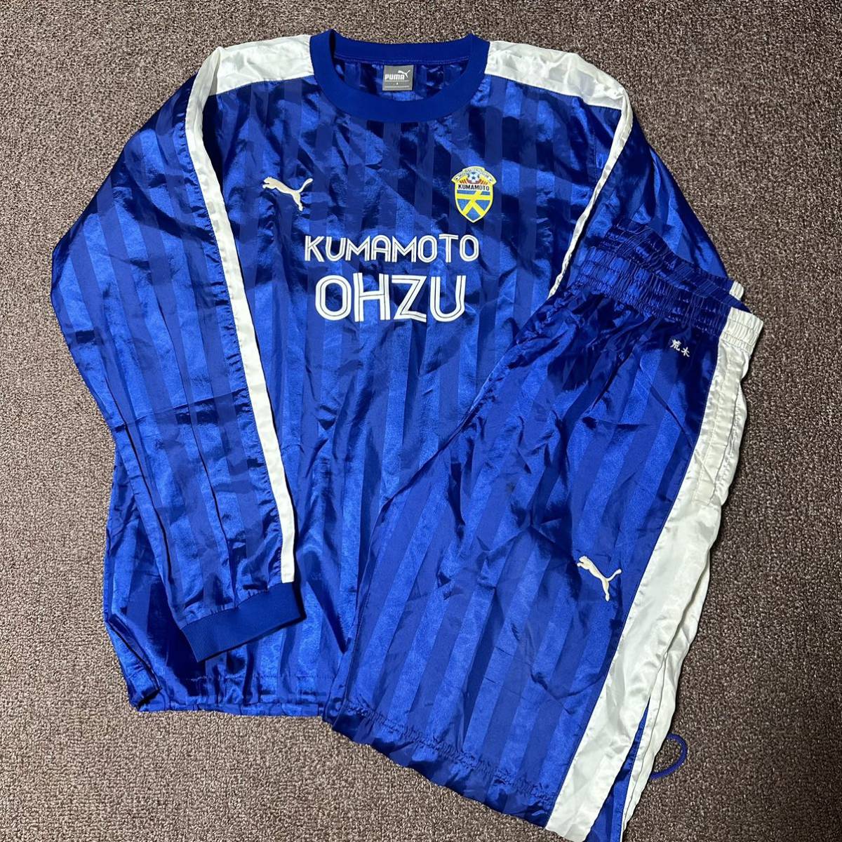 レア☆】熊本大津高校サッカー部 プーマ ピステ 上下セット サイズO