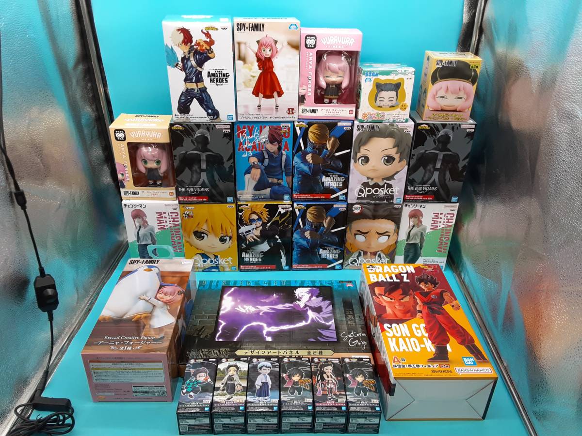 ta1111/01/28 未開封 同梱不可 ジャンプ系フィギュアまとめ 僕のヒーローアカデミア スパイファミリー チェンソーマン 他 
