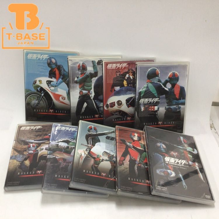 1円〜 仮面ライダー DVD 1-8巻、1号2号BOX ボーナスディスク :