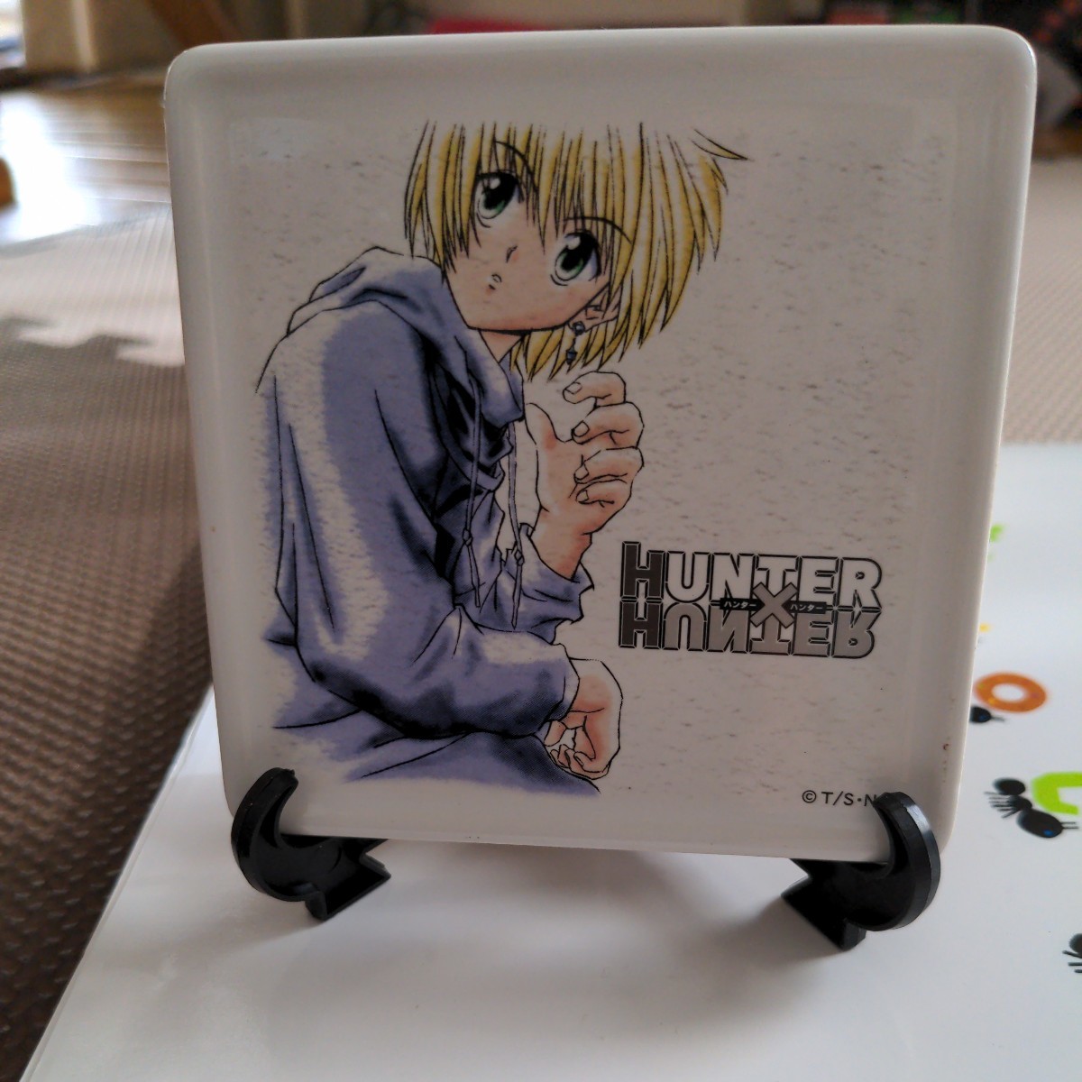 HUNTER×HUNTER 旧アニメ クラピカ 陶器 コースター ☆匿名配送