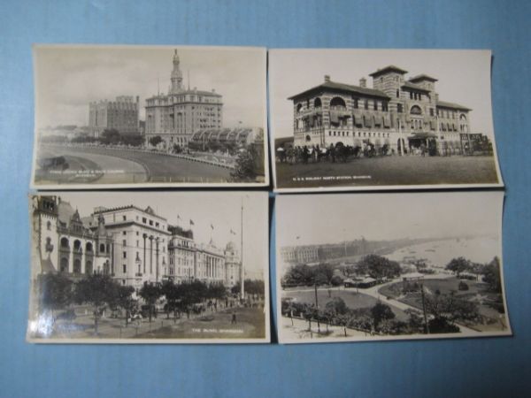 ax1145戦前絵葉書　上海　18枚　中国支那