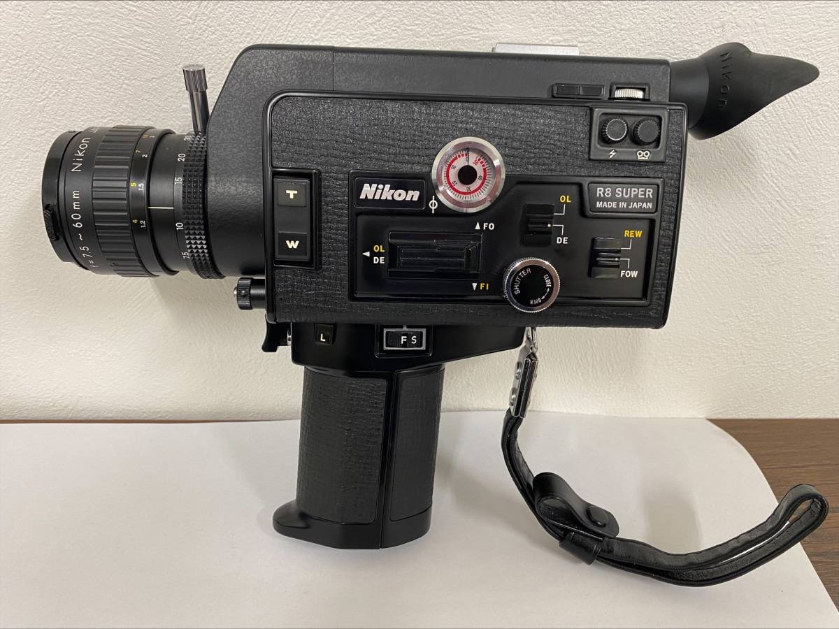 Nikon R8 SUPER Cine-NIKKOR ZOOM C Macro 1:1.8 7.5-60mm 8mm