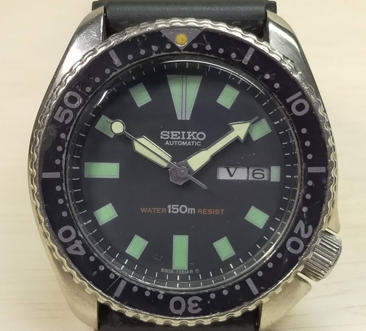 現状渡し セイコー ダイバー腕時計 6309-7290 Vintage SEIKO diver watch 自動巻 150m