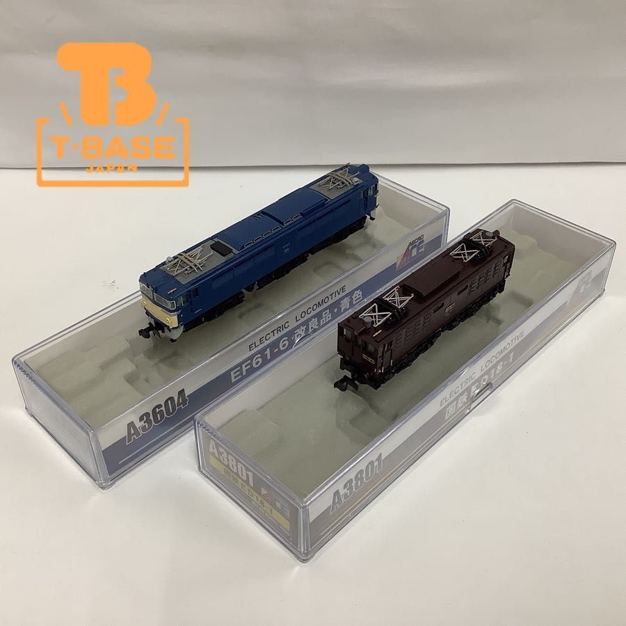 1円〜 動作確認済み MICRO ACE Nゲージ A3604 EF61-6 改良品・青色、