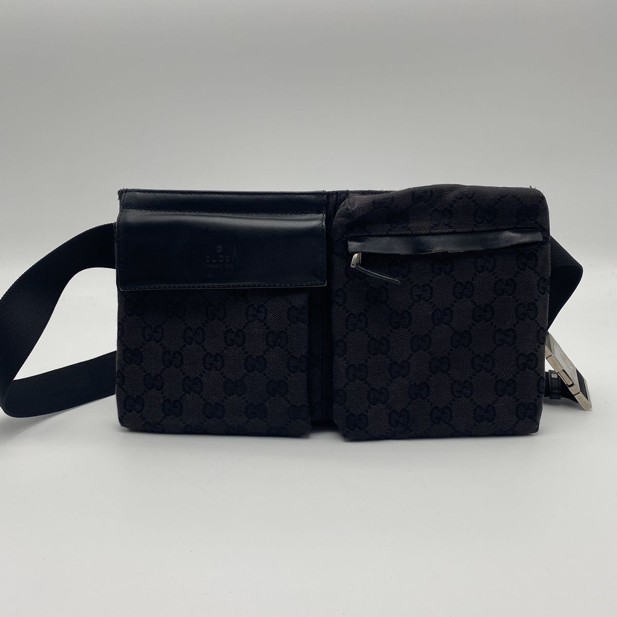GUCCI グッチ GGキャンバス ウエストバッグ ボディバッグ ウエスト 