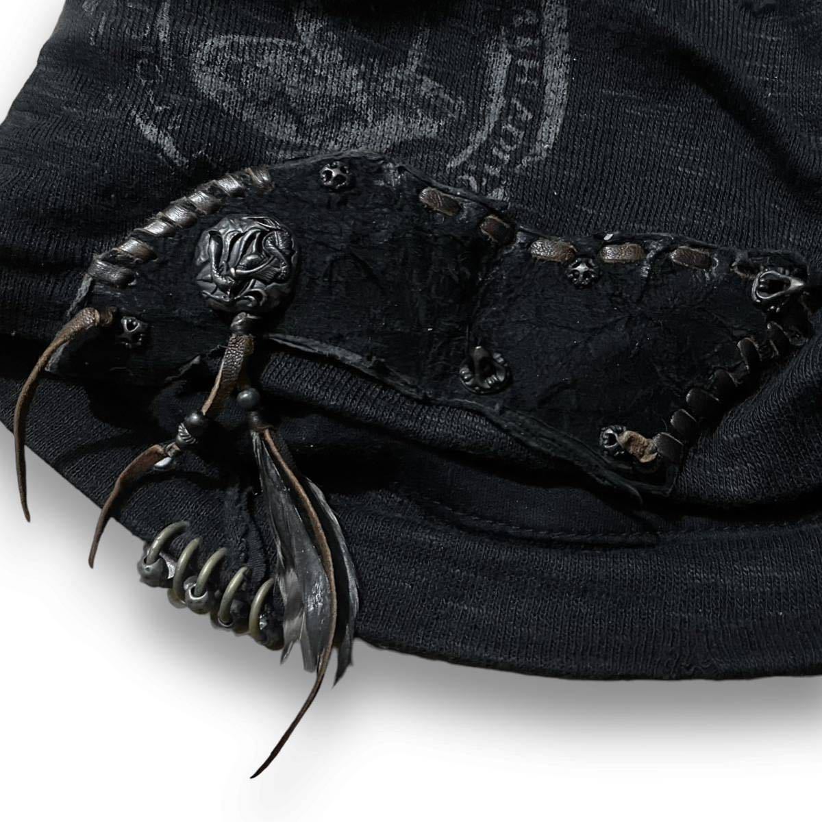00's 14th Addiction Archive Feather Beanie アーカイブ ビーニー