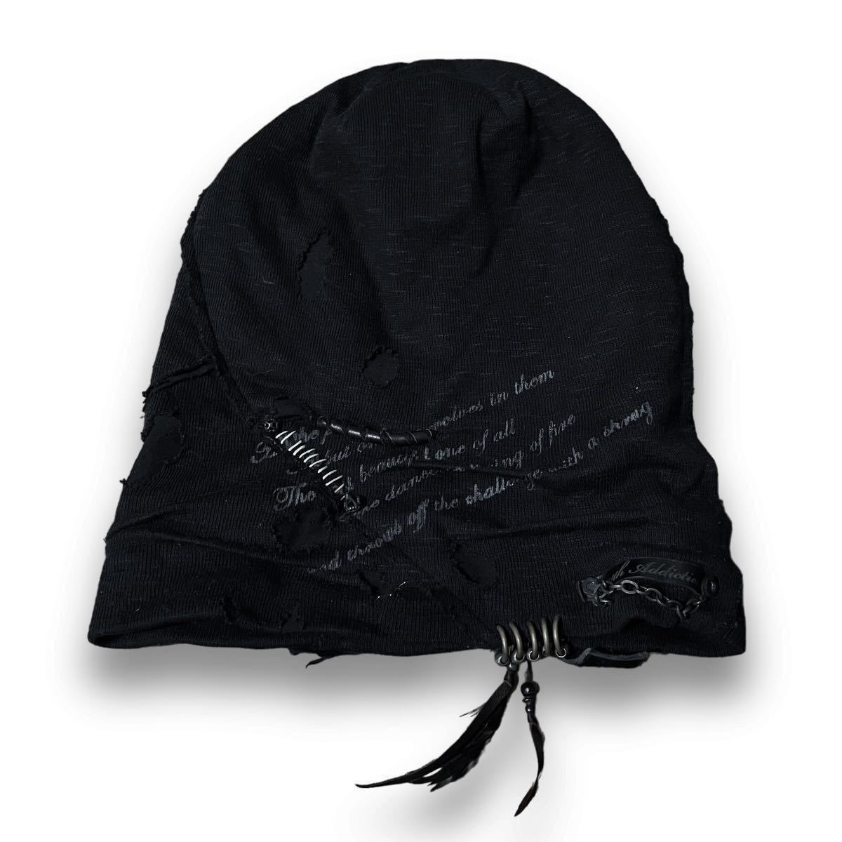 00's 14th Addiction Archive Feather Beanie アーカイブ ビーニー