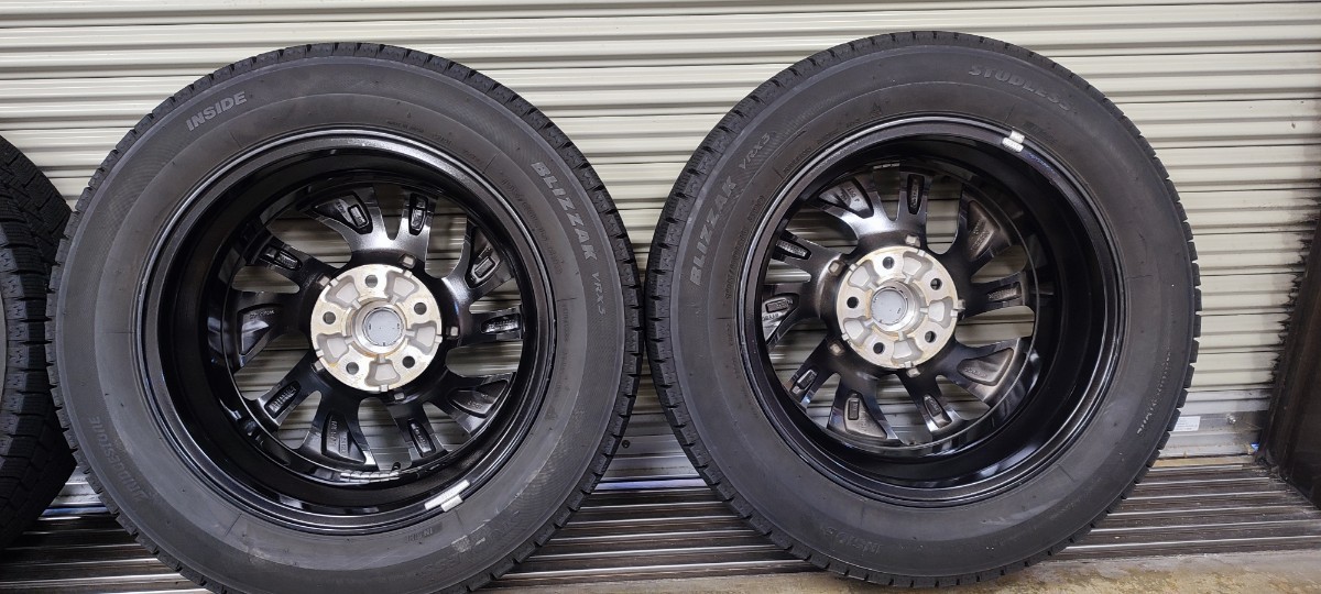日産セレナC27後期純正アルミホイール16インチ6J45 スタッドレスタイヤ
