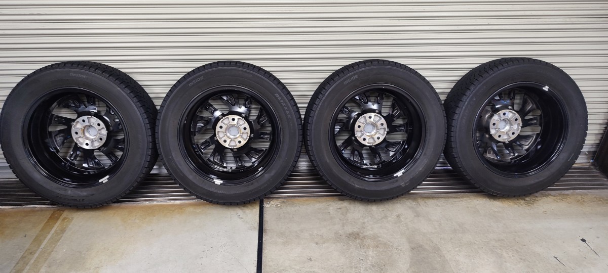 日産セレナC27後期純正アルミホイール16インチ6J45 スタッドレスタイヤ