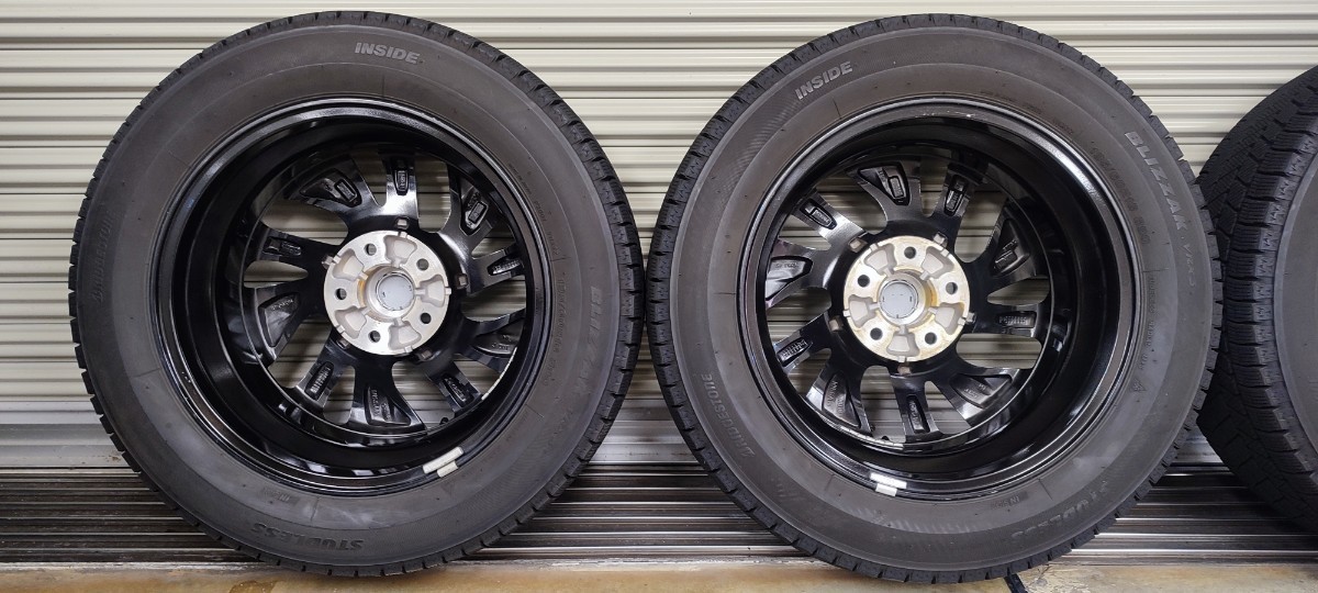 日産セレナC27後期純正アルミホイール16インチ6J45 スタッドレスタイヤ