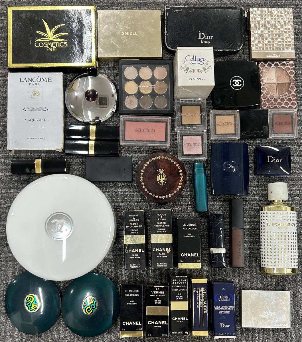 人気定番，お得 CHANEL シャネル Dior ディオール ADDICTION アディクション など アイシャドウ 口紅 マニキュア コスメ 39点 おまとめ(口紅)｜売買されたオークション情報、yahooの商品情報をアーカイブ公開 - オー 口紅