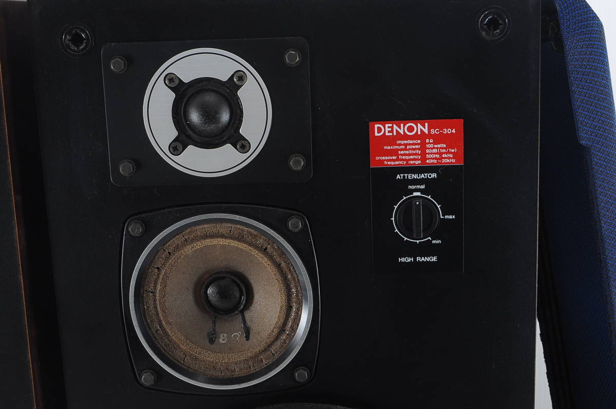 MPM29]動作品 DENON SC-304 3Wayスピーカー デノン スピーカー ペア SC