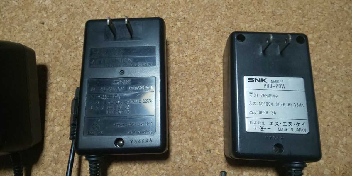 NEOGEO ネオジオ コントローラー PAD アダプターなど動作未確認