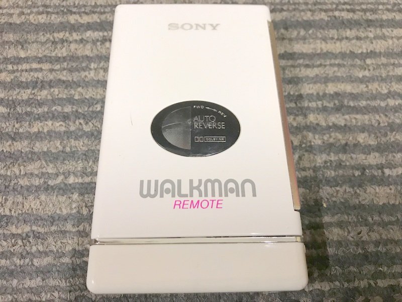 【通電動作未確認】SONY WALKMAN REMOTE WM-109 カセットウォークマン ポータブルカセットプレーヤー ホワイト ソニー 1円~　S2513