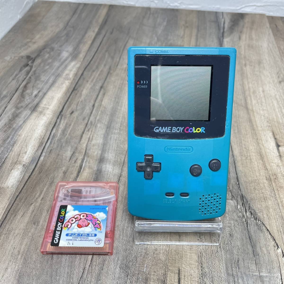 【J65岡】★【現状出品】ジャンク ゲームボーイカラー CGB-001 ブルー 本体★ソフトおまけ付★Nintendo ニンテンドー