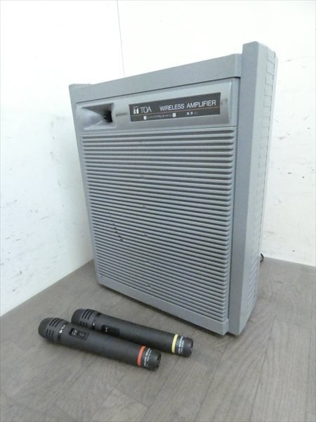 TOA ワイヤレスアンプ WA-500 マイク２本 TOA株式会社 ワイヤレスマイク TOA 商品 [サウンドショップソシヤル