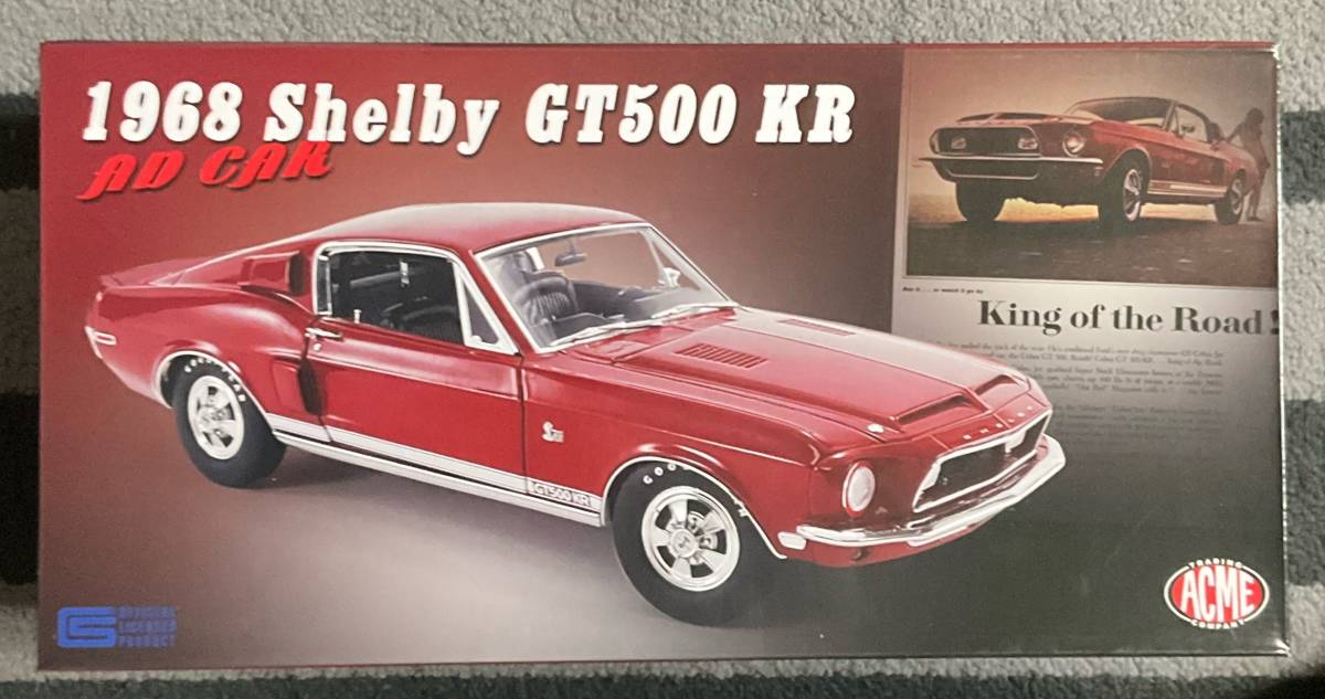 ACME 1:18 1968 フォード シェルビー Ford Shelby GT500 KR- King of