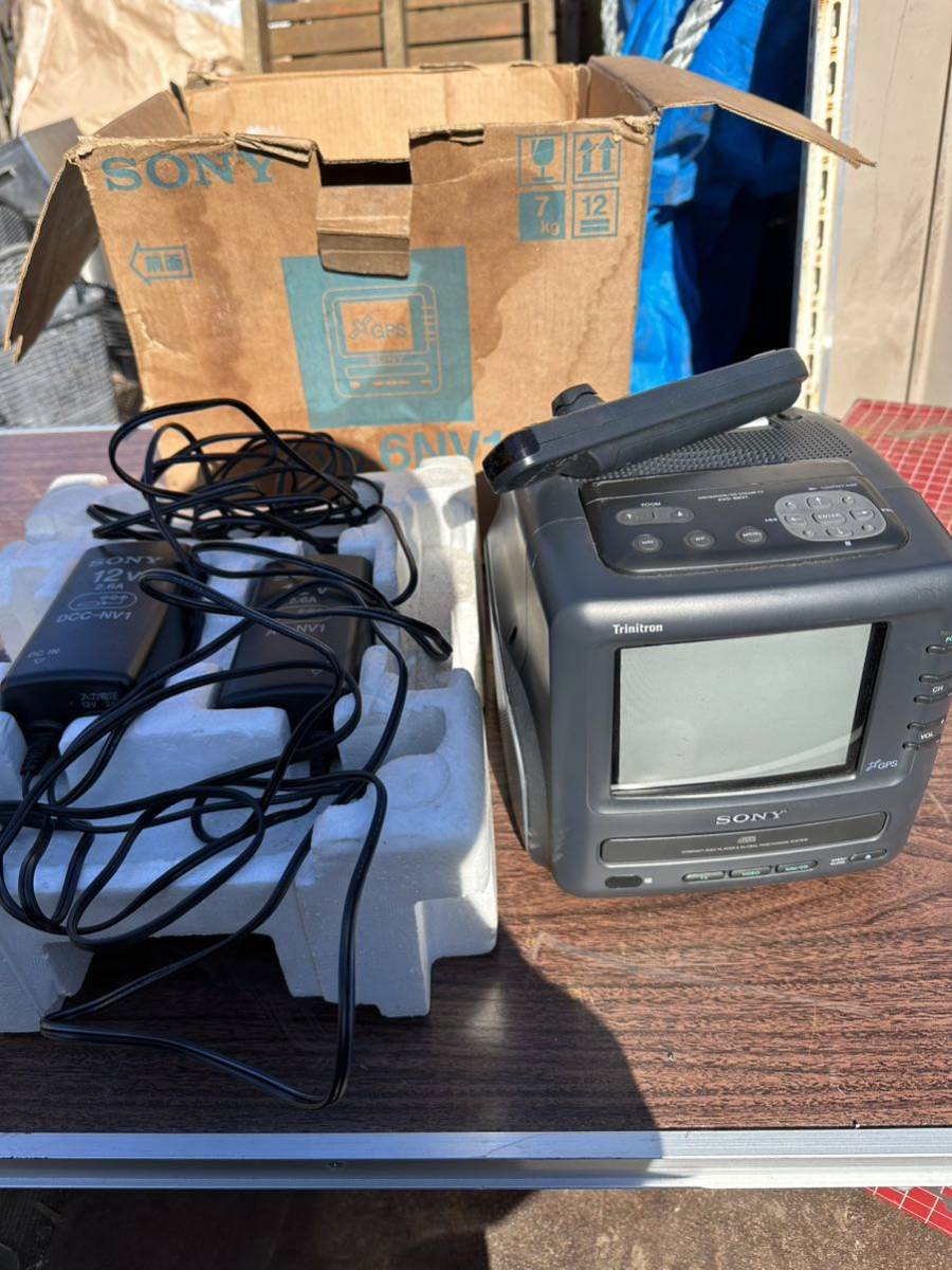 ソニー SONY KVD-6NV1 ナビゲーション CD カラーテレビ GPS付 動作