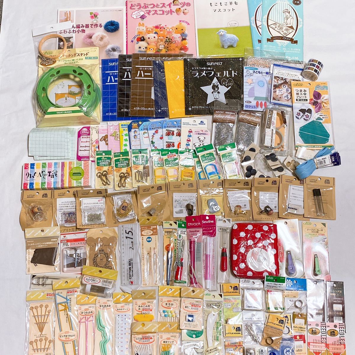 未使用品】ハンドメイド 手芸用品 ボタンノミ フェルト テープメーカー