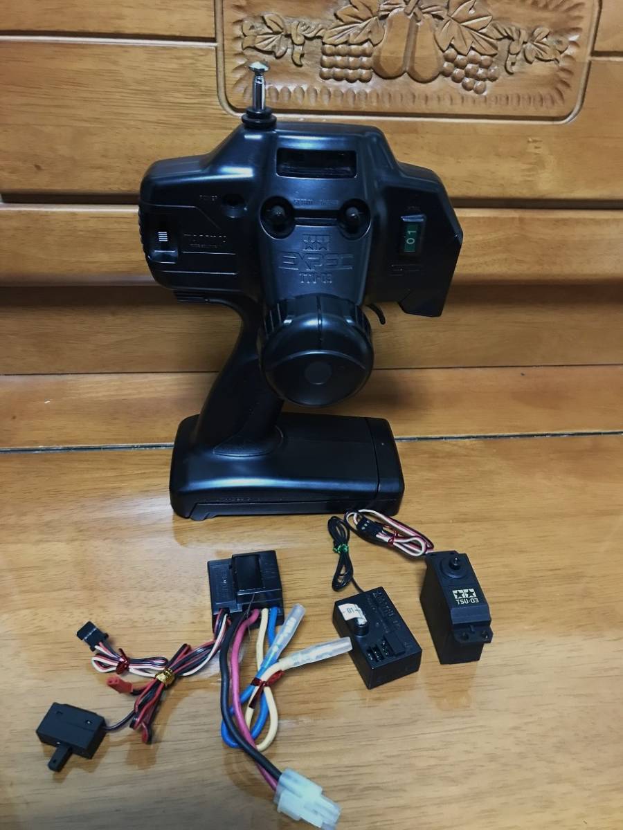 タミヤ AMプロボ エクスペック EXPEC TTU-03 受信機　TRU-02 アンプTEU-101BK サーボ TSU-03 セット