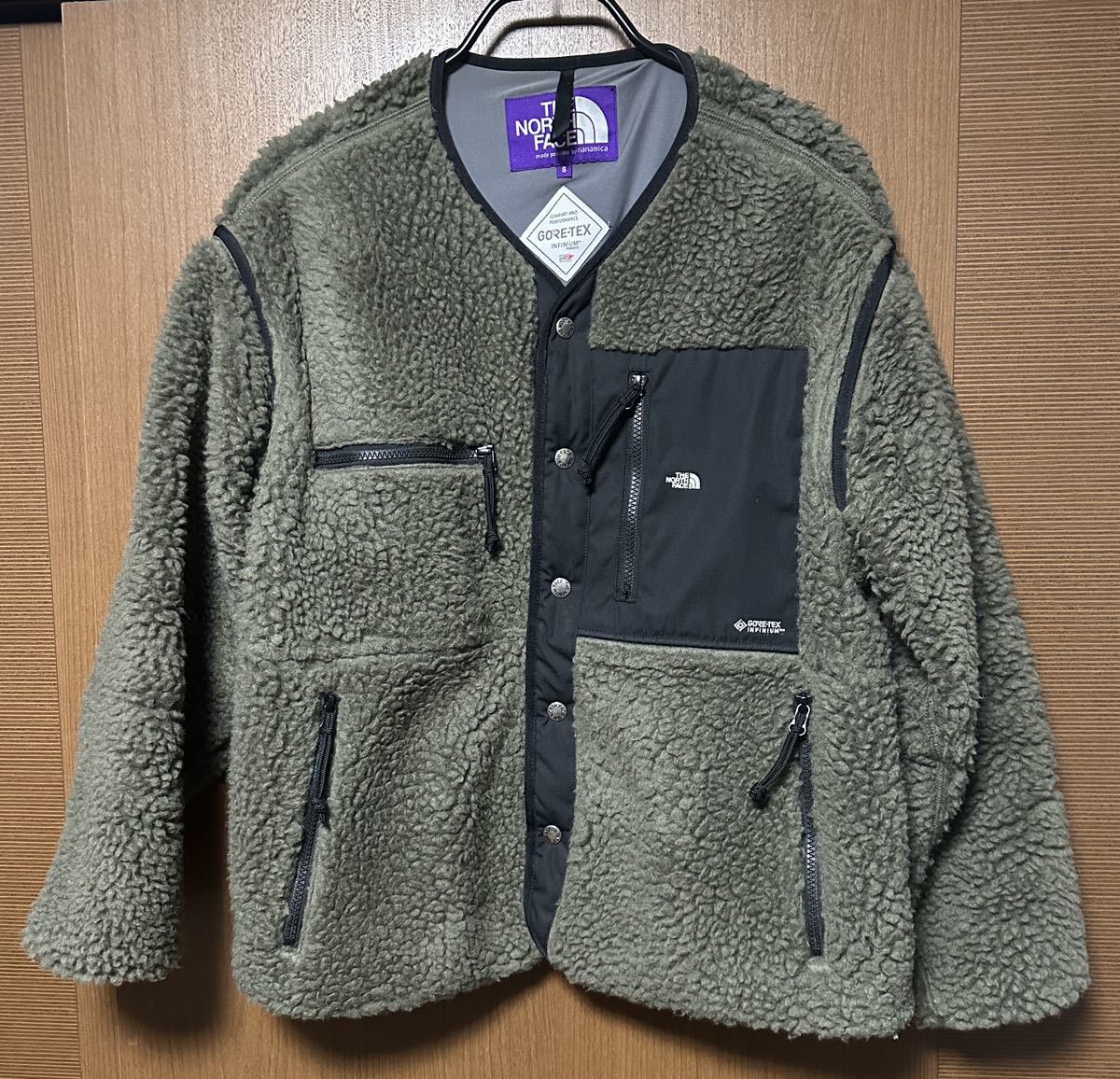 THE NORTH FACE PURPLE LABEL ザ ノース フェイス パープルレーベル ウール ボア フリース カーディガン ゴアテックス ジャケット ナナミカ