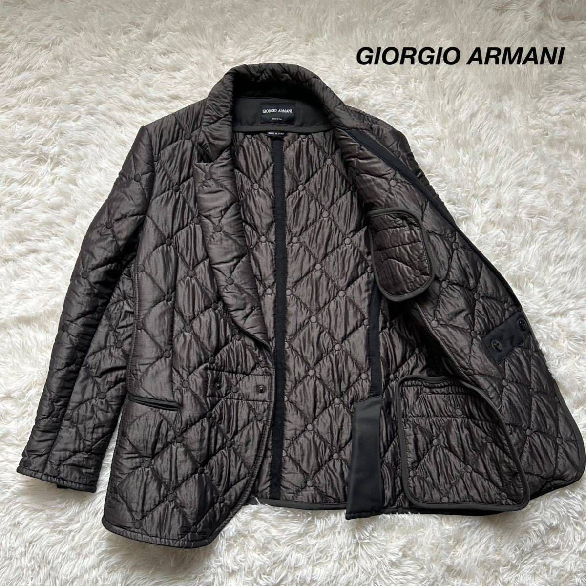 極希少】GIORGIO ARMANI ジョルジオアルマーニ 黒タグ キルティング 