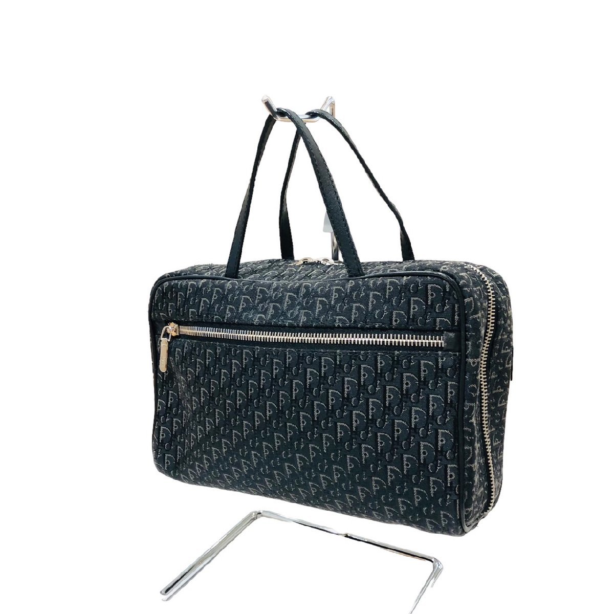 激安大特価，定番人気 Dior ディオール トロッター柄 ジャカード ミニ ハンドバッグ ポーチ レディース(トロッター)｜売買されたオークション情報、yahooの商品情報をアーカイブ公開 - オークファン かばん、バッグ