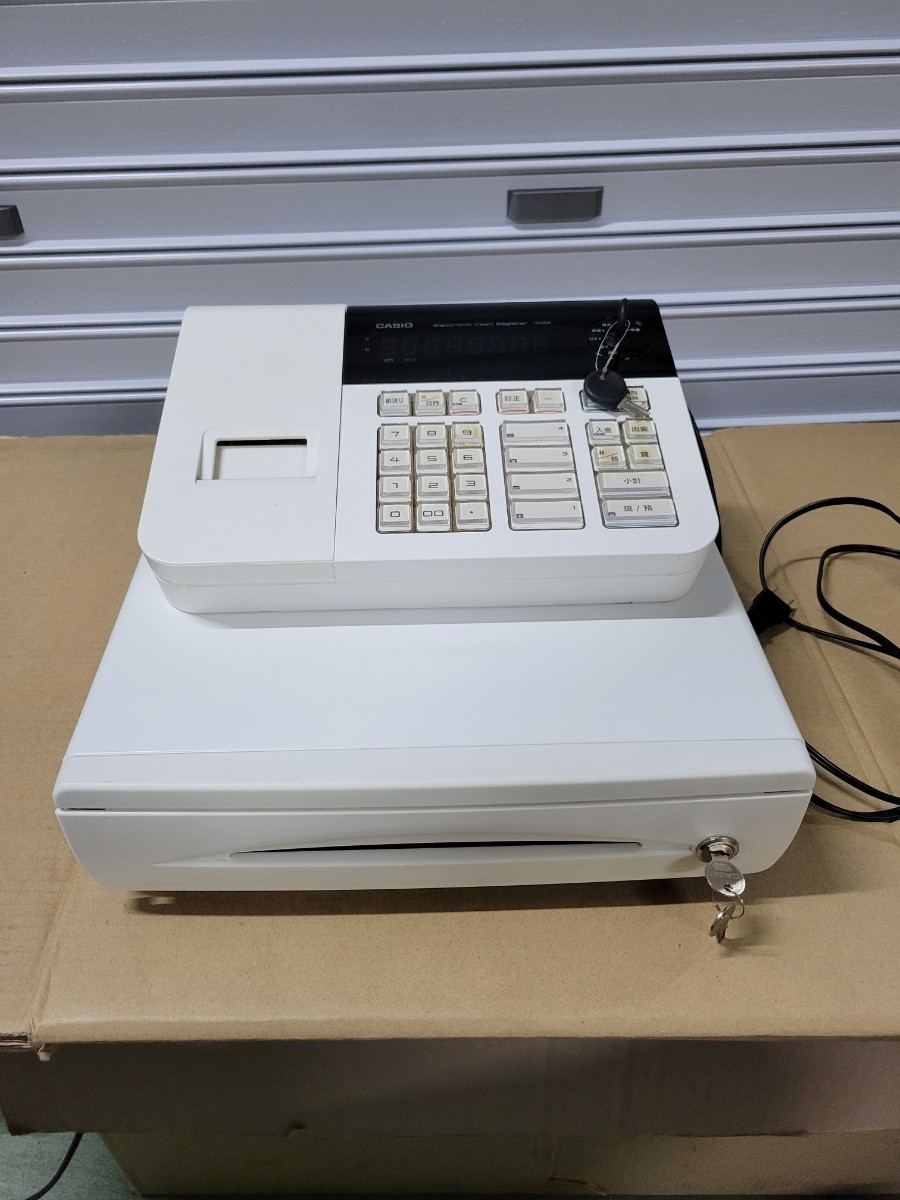 カシオ レジスター 4部門 小型ドロア 110ER 【公式通販】