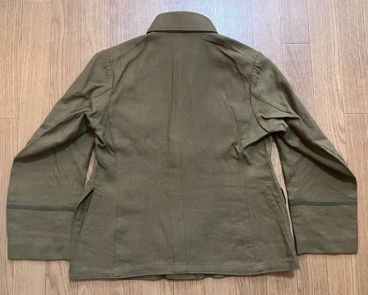 蔵出し//旧日本軍 大日本帝国 陸軍 将校 軍服 上衣 上着 襟章 四號