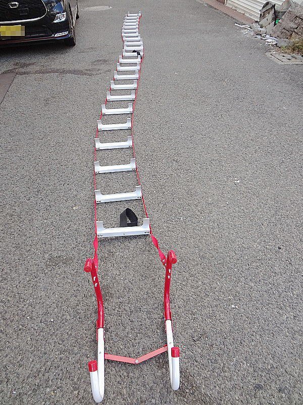 Mいな2283 TOP FILM トップフィルム 3階建用 緊急避難はしご 7.5ｍ 6.5㎏ ONE STEP ワンステップ 防災用品