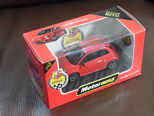 ミニカー　Motorama ABARTH695　トリブート　フェラーリ Motorama モトラマ 1/43 ABARTH 695 TRIBUTO Ferrari アバルト 695