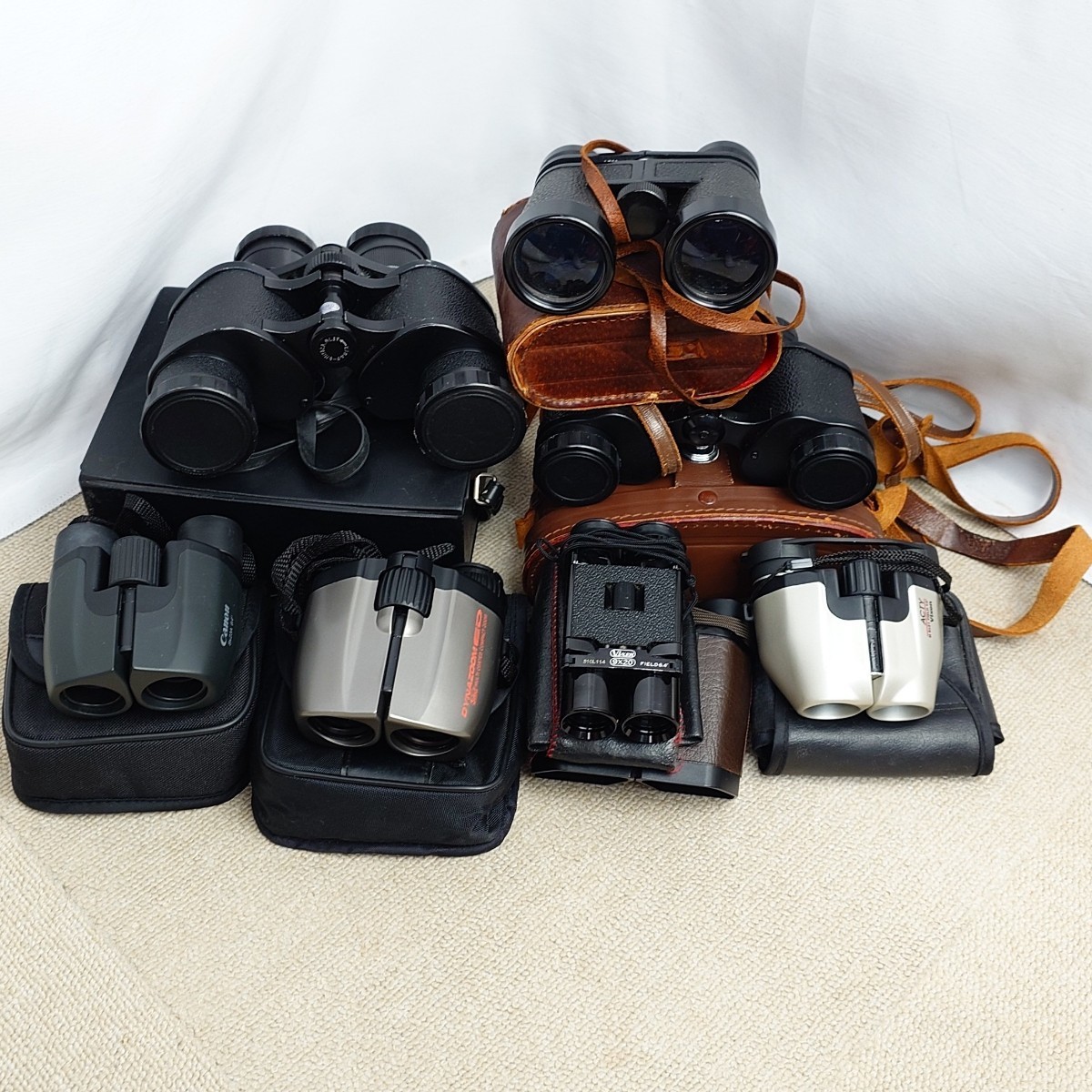 【まとめ売り・8点セット】 Canon キャノン Vixen ヴィクセン Nikon ニコン MIGNON ミニョン BINOPET 双眼鏡 オペラグラス 