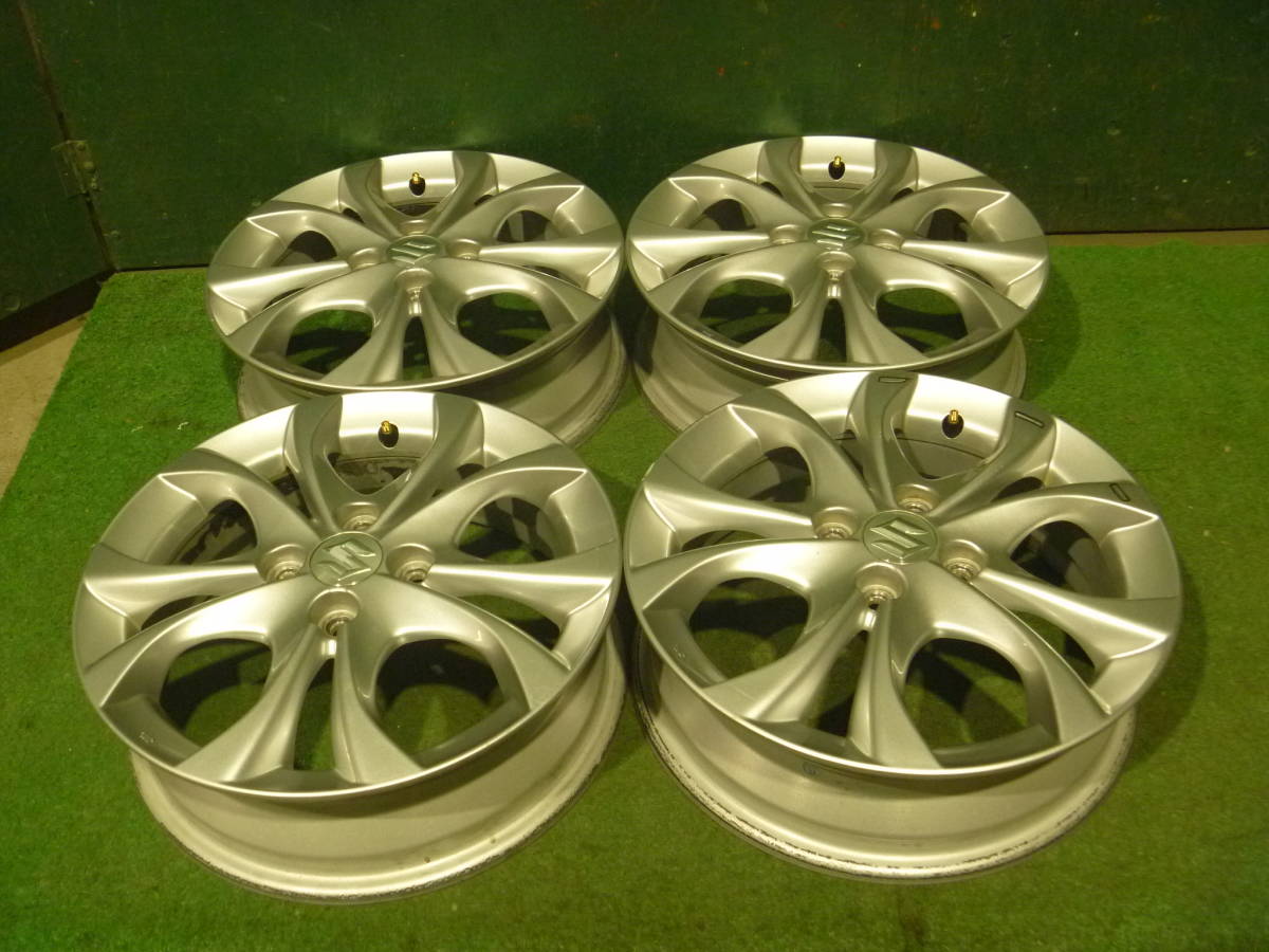 ◇スズキ純正 15x4.5J 4H-100 +45 4本セット◇ PCD100 +45