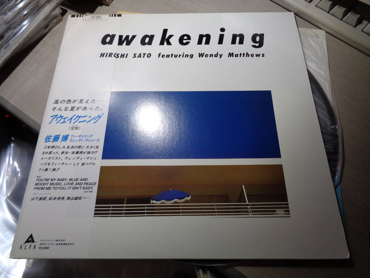 レコード 佐藤博 awakening アナログレコード 180g重量盤