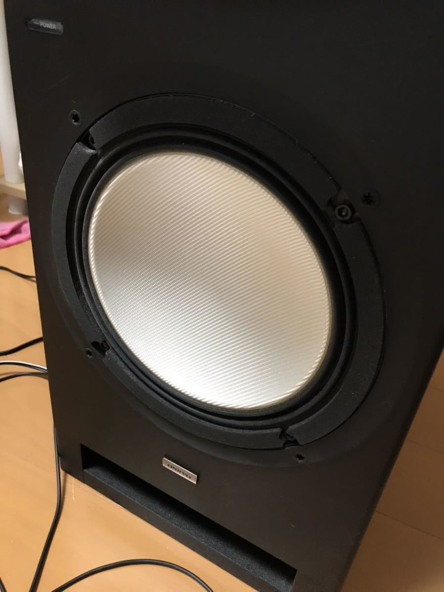 オーディオ機器 ONKYO SL-A251(B) アンプ内蔵サブウーファー SL-A251