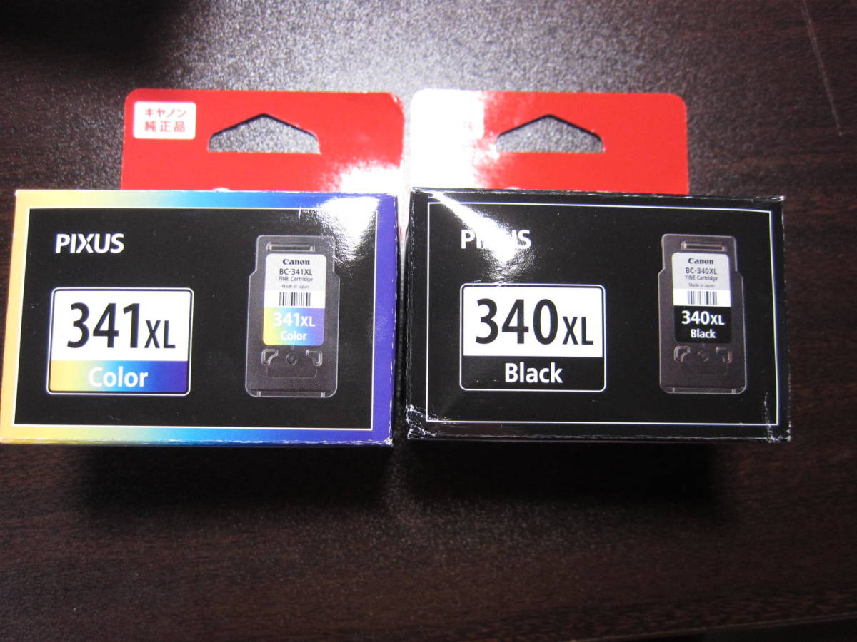 Canonキャノン☆純正インクカートリッジ BC-340XL + BC-341XL ブラック