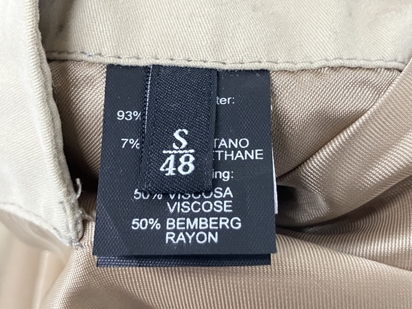 Ermenegildo Zegna soft コート 48サイズ ベージュ 中古 K8264044