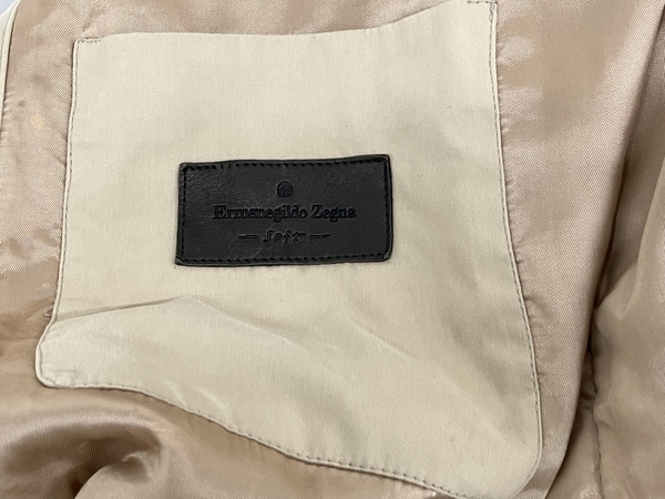 Ermenegildo Zegna soft コート 48サイズ ベージュ 中古 K8264044