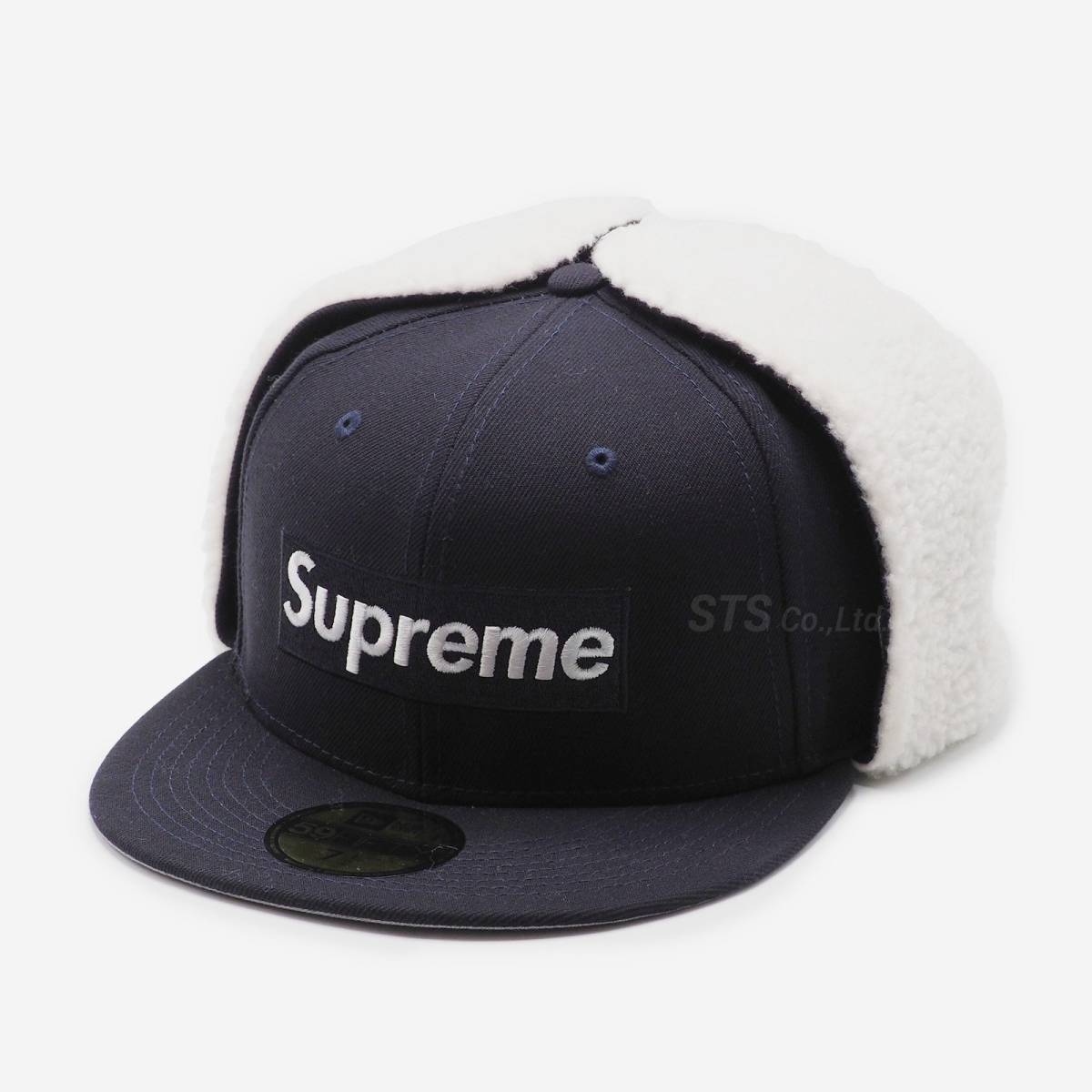 Fall⁄Winter Supreme - Earflap Box Logo New Era 紺7. 3/8=58.7cm