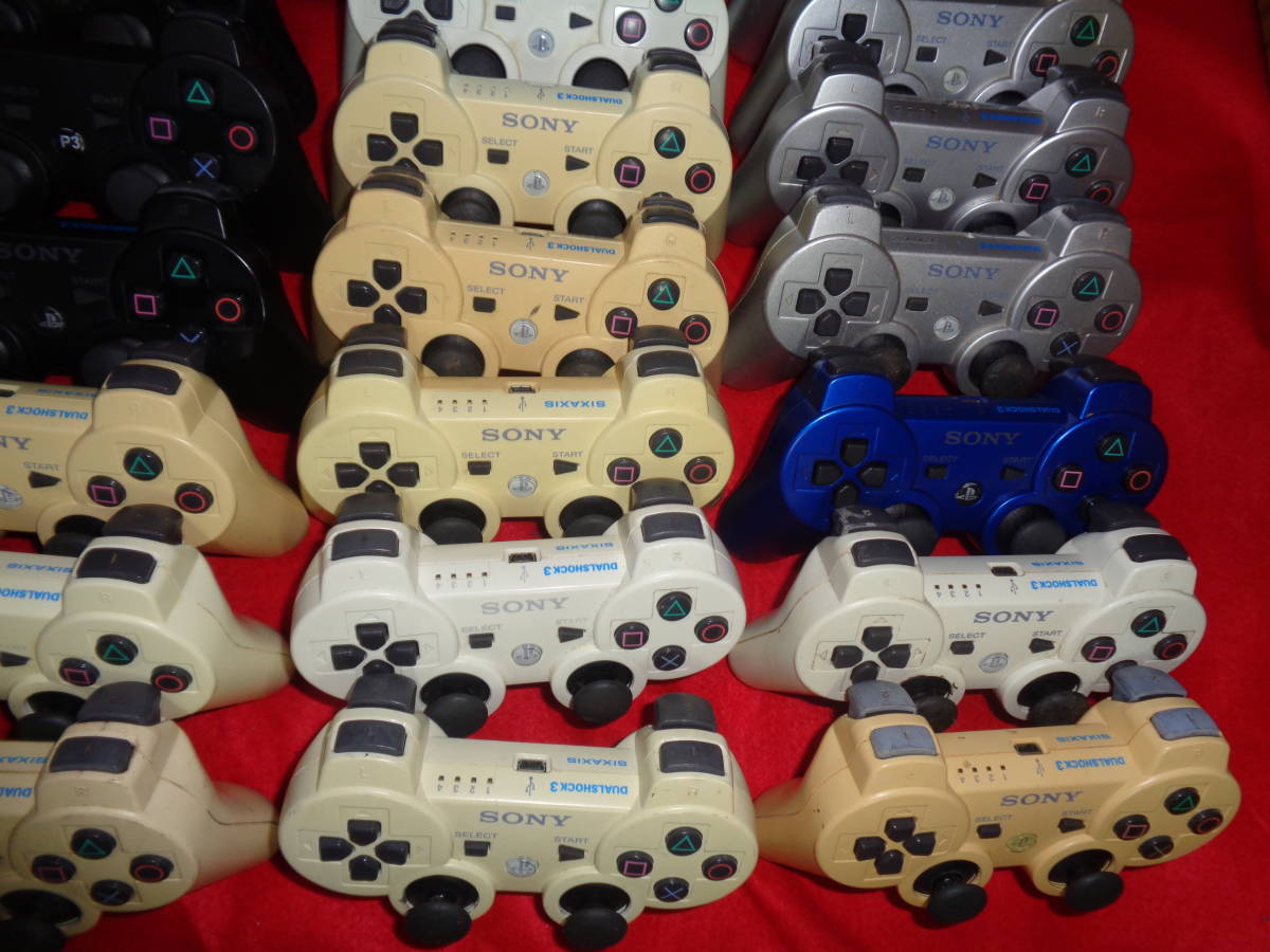 プレステ　コントローラー　まとめ売り ☆ PS3 用 ワイヤレス コントローラー 約 50個 ☆ まとめ 大量 ヤ120