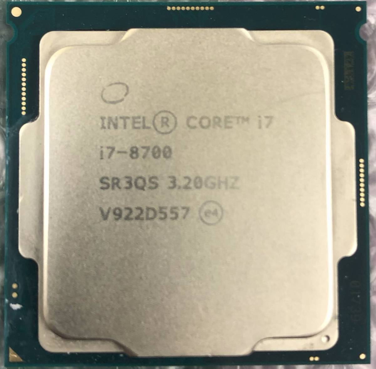 インテル Core i7-8700 BIOS確認済み 3 Core ⁄ CPU 3.20GHz⁄Max4.60GHz